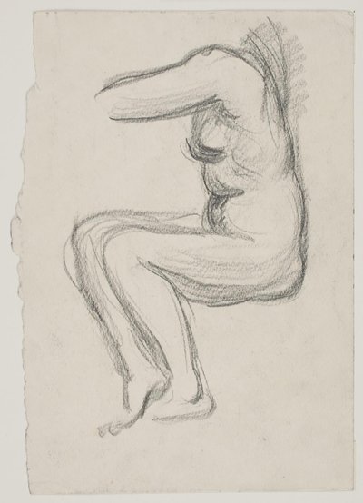 Oturan kadın modeli by Vilhelm Lundstrøm