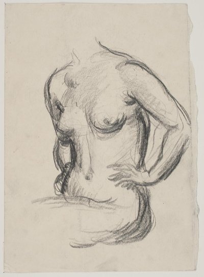 Oturan kadın modeli by Vilhelm Lundstrøm
