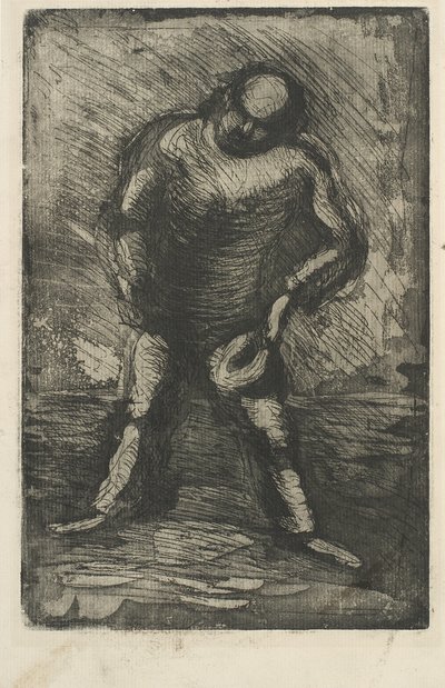 Elinde şapka olan sert adam by Vilhelm Lundstrøm