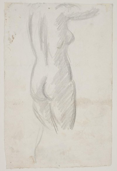 Ayakta kadın modeli by Vilhelm Lundstrøm