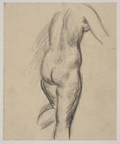 Ayakta kadın modeli by Vilhelm Lundstrøm