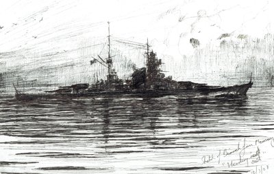 Bismarck yola çıkıyor, 2008 by Vincent Alexander Booth