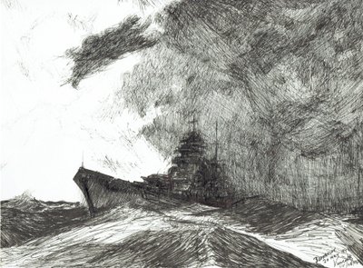 Bismarck fırtınadan çıktı, 2002 by Vincent Alexander Booth