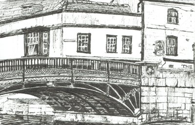Cambridge, 2008, (Kağıt üzerine mürekkep) by Vincent Alexander Booth