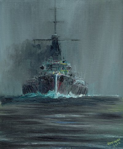 Korkusuz 1907, 2016, (tuval üzerine yağlı boya) by Vincent Alexander Booth