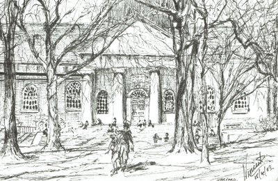 Harvard Boston ABD, 2003, (Kağıt üzerine mürekkep) by Vincent Alexander Booth