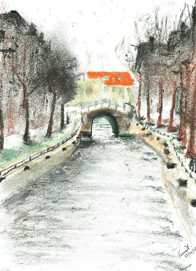 Hollanda, kanal manzarası, 2005 by Vincent Alexander Booth