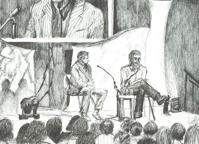 Johnny Walker ile röportaj; 2007; (kağıt üzerine mürekkep) by Vincent Alexander Booth