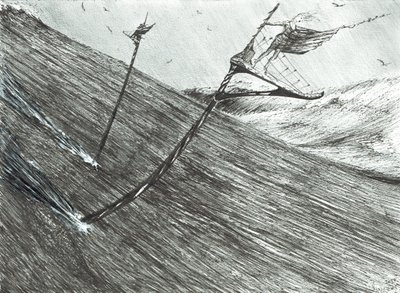 Storm Creators Karadeniz, 2017, (Kağıt Üzerine Mürekkep) by Vincent Alexander Booth