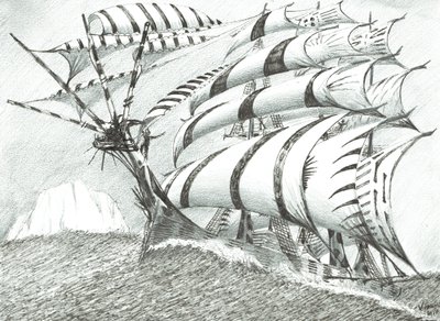 Storm Creators Cosmonots Sea, 2017, (Kağıt Üzerine Mürekkep) by Vincent Alexander Booth