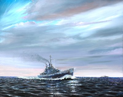 USS Atlanta Devriyeleri CanalGuard 1942, 2019 by Vincent Alexander Booth