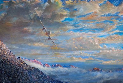 'Beyaz 3' Me-262 Swiss Landing 6, 2023 by Vincent Alexander Booth