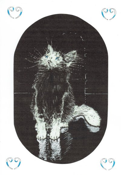 sayfa1, Findhorn Ormanındaki Kale, 2006, (kağıt üzerine mürekkep) by Vincent Alexander Booth