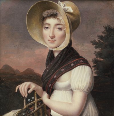 Bir Kadının Portresi, ca. 1810. by Vincent Bertrand