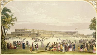 Büyük Sergi, 1851: Mimar Joseph Paxton tarafından tasarlanan binanın görünümü by Vincent Brooks