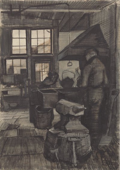 Forge, 1882. by Vincent van Gogh