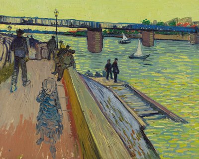 Trinquetaille Köprüsü, 1888. by Vincent van Gogh