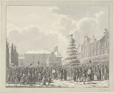 Haarlem Devrimi, 19 Ocak 1795 by Vincent Jansz. van der Vinne
