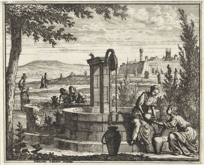 Kadınlar bir kuyuda by Vincent Laurensz. van der Vinne (II)