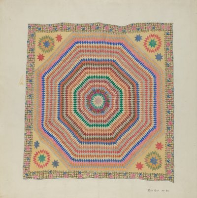 Patchwork Yorgan by Vincent P. Rosel