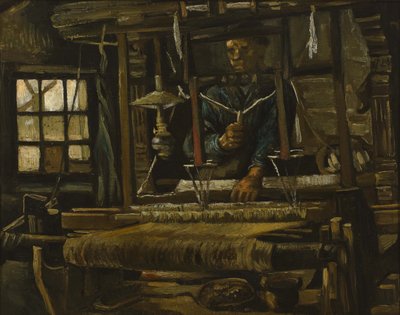 Bir Dokumacı Kulübesi by Vincent van Gogh