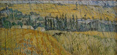 yağmur altında by Vincent van Gogh