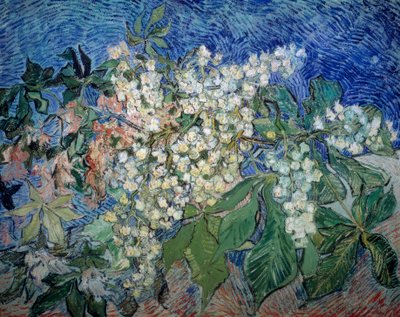 Çiçekli kestane dalları by Vincent van Gogh