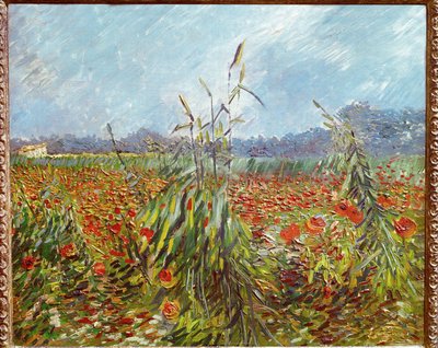 Mısır tarlaları ve gelincikler (tuval üzerine yağlıboya) by Vincent van Gogh