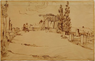 Langlois Köprüsü by Vincent van Gogh