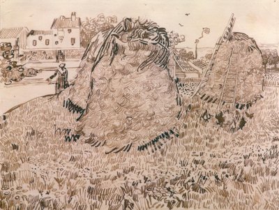 saman yığını by Vincent van Gogh