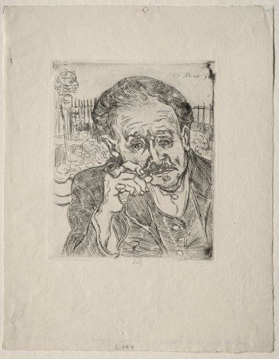 Doktor Gachet, 1890. by Vincent van Gogh