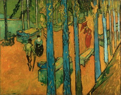 Düşen Sonbahar Yaprakları (Les Alyscamps) by Vincent van Gogh