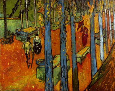 Düşen yapraklar (Les Alyscamps) by Vincent van Gogh