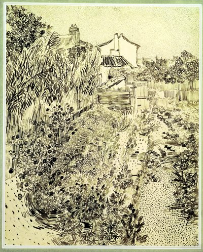 Çiçek Bahçesi, 1888 by Vincent van Gogh