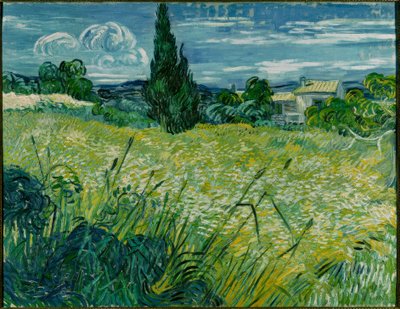 Selvi ile yeşil buğday alanı by Vincent van Gogh