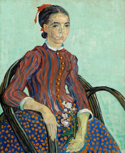 La Mousme, 1888. by Vincent van Gogh