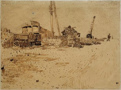 Demiryolu depolama alanı by Vincent van Gogh