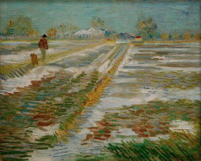 Kar ile manzara by Vincent van Gogh