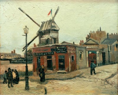 Moulin de la Galette by Vincent van Gogh