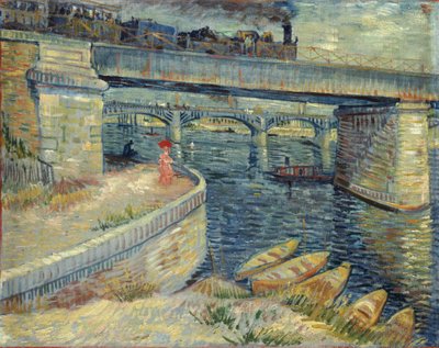 Asnières Köprüleri, 1887. by Vincent van Gogh