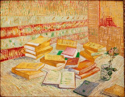 Sarı kitaplar veya Paris romantizmleri Resim Vincent Van Gogh (1853-1890) 1887 Dim 73x93 cm Baden-Baden, özel koleksiyon by Vincent van Gogh