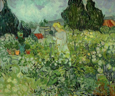Marguerite Gachet bahçesinde by Vincent van Gogh