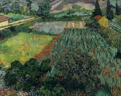 Mohnfeld. 1889 by Vincent van Gogh