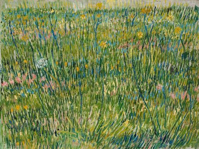 Çim Yaması, Nisan-Haziran 1887 (tuval üzerine yağlı boya) by Vincent van Gogh