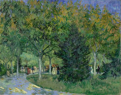 Arles Parkındaki Yol, 1888. by Vincent van Gogh