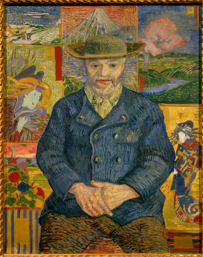 Peder Tanguy Portresi Vincent Van Gogh (1853-1890) tarafından Tablo 1887 Güneş. 0.92x0.73 m Paris, Rodin müzesi - Baba Tanguy