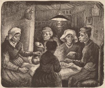 Patates Yiyenler, 1885. by Vincent van Gogh