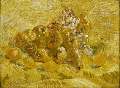 Ayvalar, limonlar, armutlar ve üzümler, 1887-1888 by Vincent van Gogh