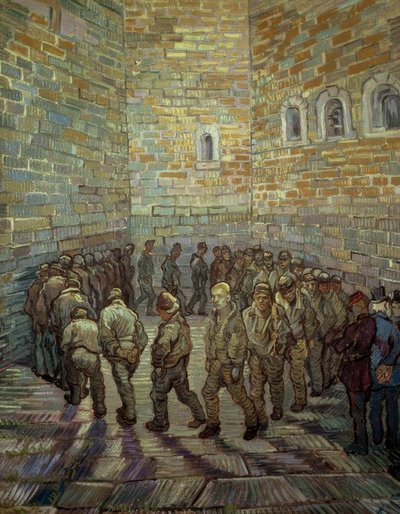 Mahkumlar turu by Vincent van Gogh
