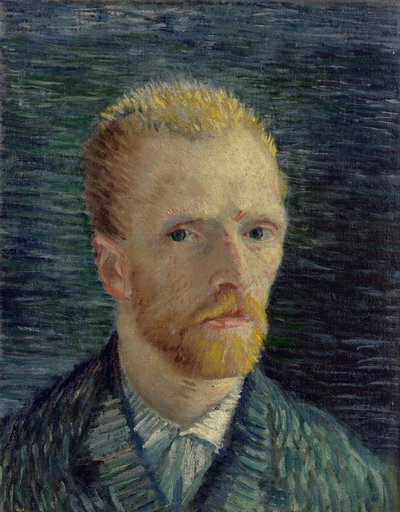 Otoportre par Gogh, Vincent, van (1853-1890). Tuval üzerine yağlı boya, ebat : 42,2x34,5 by Vincent van Gogh